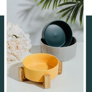 Bol d'eau multicolore résistant et durable pour chien, bol d'eau antidérapant pour chiot - Product Image 4