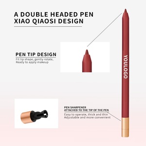 Lipliner a tubo nudo a lunga durata con rivestimento per labbra impermeabile opaco con etichetta privata Cruelty Free - Product Image 3
