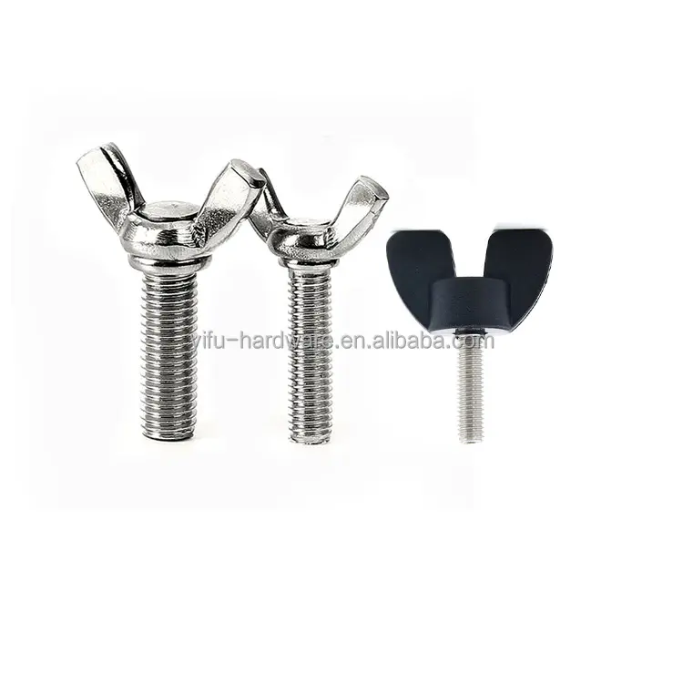 M3 Medical And Packing Machines Parts Wing Nut Bolt Screw Butterfly