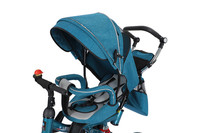 Vente en gros de tricycles pliables pour enfants Agape BT-8599 4-en-1 avec cadre en acier, poussette pour bébé, roues en titane, certifiées EN71/CE