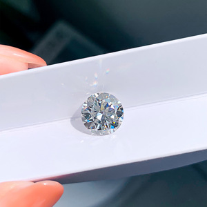 Loose Moissanite Round D Color Synthetic Gemstone For Jewelry Making - Product Image 4