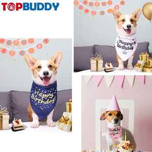 Khăn Rằn Cho Chó Họa Tiết Sinh Nhật Tùy Chỉnh Bán Sỉ Cho Chó Cưng - Product Image 4