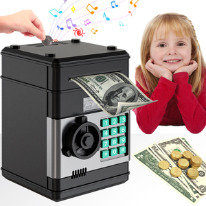 डिजिटल सिक्का बैंक स्वचालित पेपर मनी की बचत बॉक्स इलेक्ट्रॉनिक एटम पिगगी बैंक नकदी बचत बॉक्स इलेक्ट्रॉनिक एटीएम की बचत - Product Image 2