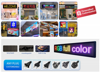 Pantalla LED a Todo Color de Tamaño Personalizado, Resistente al Agua IP45, 800cd de Brillo, 100,000 Horas de Vida Útil, Señalización Digital