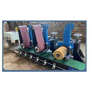 Bangku mesin Gerinda sabuk Gerinda mesin pemoles elektro untuk baja tahan karat untuk logam - Product Image 6