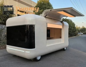 Superbe remorque alimentaire électrique mobile personnalisée avec cuisine complète pour les entreprises de boulangerie, de crème glacée et de café - Product Image 1