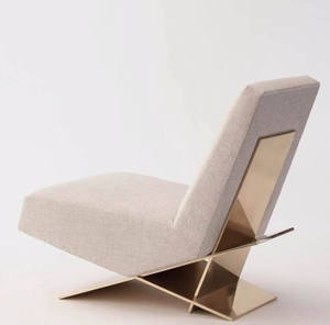 Chaise longue moderne en tissu pour jardin, mobilier de salon extérieur - Product Image 2
