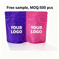 Pochette Doypack refermable 2-en-1 en Mylar imprimée en héliogravure, avec logo personnalisé, pour emballage alimentaire, résistante à l'humidité et anti-fuite