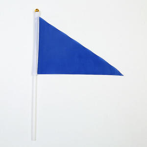 Wholesale Stock Brightly Colored 14*21cm <strong>Triangular</strong> Colorful Hand Waving <strong>Flag</strong> Small <strong>Flags</strong> for Activity Decoration - Product Image 6