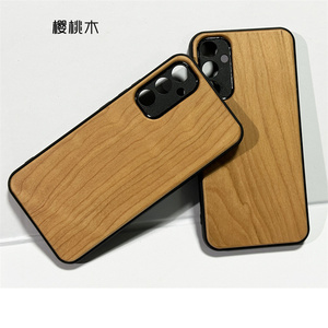Étui <span class=keywords><strong>de</strong></span> téléphone portable en bois <span class=keywords><strong>de</strong></span> bambou personnalisé <span class=keywords><strong>de</strong></span> luxe, design naturel, personnalisé, <span class=keywords><strong>de</strong></span> haute qualité, antichoc, vierge pour A14 A34 A54 - Product Image 6