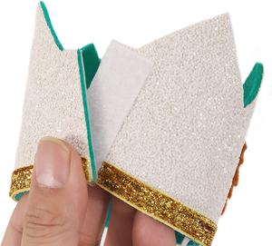 Diadema de Fieltro con Lentejuelas y Corona de León para el Primer Cumpleaños del Bebé, Estilo Dulce, con Logotipo Personalizado - Product Image 3