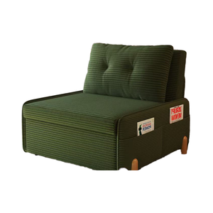 Dual-Purpose Opvouwbare Corduroy Bank Bank <span class=keywords><strong>Bed</strong></span> Modern Design Met Metalen Frame Voor Hotel Woonkamer Of Slaapkamer Zithoek - Product Image 1