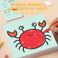 Robot de dessin éducatif pour enfants avec 100 cartes, effets sonores, puzzle interactif, peinture, apprentissage, jouet intelligent pour enfants unisexe