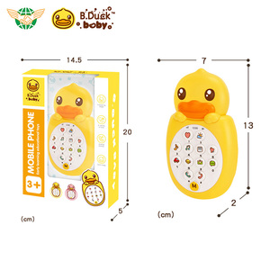 Sous licence B.Duck bébé téléphone <span class=keywords><strong>jouet</strong></span> apprentissage précoce interactif musical téléphone multifonctionnel dessin animé téléphone <span class=keywords><strong>jouet</strong></span> pour bébé et tout-petit - Product Image 6