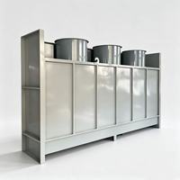 Armoire mécanique de protection environnementale anti-poussière, collecteur de poussière humide pour mur de pierre et mur d'eau, rideau d'atelier anti-poussière