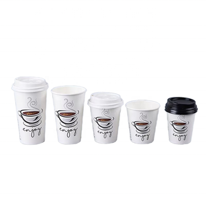<span class=keywords><strong>Vasos</strong></span> <span class=keywords><strong>de</strong></span> papel desechables con impresión personalizada <span class=keywords><strong>para</strong></span> café y té caliente <span class=keywords><strong>de</strong></span> 8oz y 12oz - Product Image 1