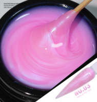 Abrltino Gel de construction crémeux sans Hema sans Tpo Gel d'extension dur à basse température personnalisé pour salon de manucure