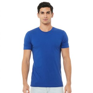 Customize Pure Color 100% Cotton Soft T Shirt <b>Light</b> Weight Breathable Round Neck Short Sleeves T Shirt for Man - Product Image 1
