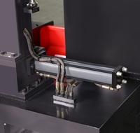 Machine à scier à ruban automatique haute vitesse pour acier et aluminium, durable, avec système de tension mécanique pour la découpe