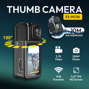 Mini <span class=keywords><strong>cam</strong></span>éra corporelle 2K avec enregistrement audio et vidéo, étanche, <span class=keywords><strong>cam</strong></span>éras portables pour les voyages, les promenades avec les animaux, la natation - Product Image 2