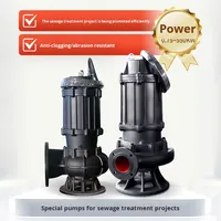 Pompe submersible pour eaux usées de l'industrie automobile WQ 5,5 ch 4 kW 13 m³/h 60 m, haute pression, moteur triphasé OEM, garantie 1 an