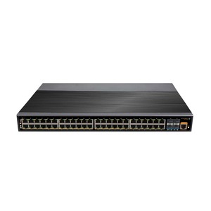 Commutateur Ethernet industriel géré 52 ports 10G Uplink, 48 ports RJ45 + 4 ports SFP+ 1/10G Fibre, Commutateurs réseau - Product Image 2
