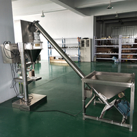 Machine de remplissage automatique à vis sans fin haute capacité pour le dosage et le conditionnement de farine, épices, sel, sucre, protéines, matcha et poudres sèches