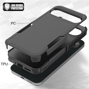 Coque de téléphone blindée pour Google Pixel 11 Pro XL 10 9A 8 7, protection anti-rayures en PC et TPU souple double couche, antichoc - Product Image 3