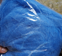 Redes de nailon para el pelo, red desechable para el pelo, gorro bouffant no tejido, cofas para seguridad alimentaria