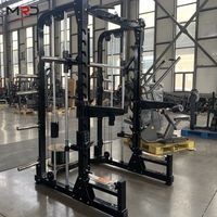 Máquina Multifuncional de Poleas Alta/Baja, para Sentadillas y Ejercicios Smith, Adecuada para Entrenamiento Profesional en Gimnasios