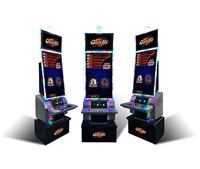 Équipement d'arcade à rotation chanceuse à double monnayeur, avec bouton mécanique et système de rédemption de tickets, en métal, garantie 1 an, espagnol, japonais