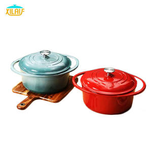 Vente <span class=keywords><strong>en</strong></span> gros d'ustensiles de cuisine OEM Batterie de cuisine <span class=keywords><strong>en</strong></span> <span class=keywords><strong>fonte</strong></span> <span class=keywords><strong>Petite</strong></span> <span class=keywords><strong>cocotte</strong></span> <span class=keywords><strong>en</strong></span> <span class=keywords><strong>fonte</strong></span> émaillée blanche néerlandaise pour la cuisine - Product Image 5