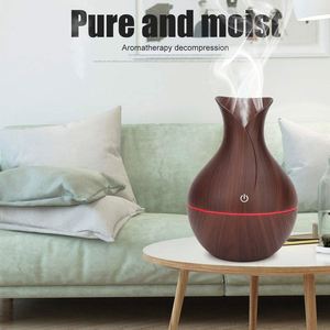 130Ml Wood <b>Humidifiers</b> Aroma Diffuser Usb Mini Air Perfume Diffuser Electric Fragrance Essential Oil Diffuser for Home - Product Image 2