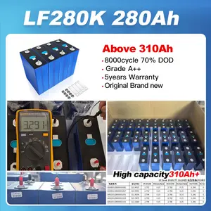 3.2V Lifepo4 Battery Cell Eu Stock 3.2v 280ah Lifepo4 Akku 320ah Prismatic Lifepo4 Battery Cell 3.2v Prismatic Lithium LF280K
