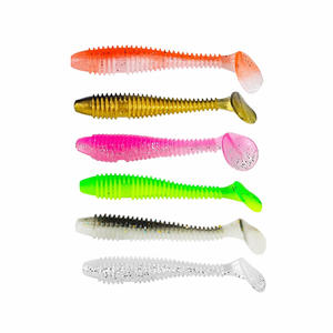 เหยื่อตกปลาแบบนิ่ม T-Tail รุ่น 78KGOK47E สำหรับตกปลาแบส แบบลอยน้ำและจมช้า ผลิตในจีน - Product Image 1