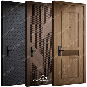 <span class=keywords><strong>Puerta</strong></span> Interior de Madera Sólida de Alta Gama, Estándar Estadounidense, <span class=keywords><strong>Puerta</strong></span> de Madera Moderna Personalizada para Apartamento, <span class=keywords><strong>Villa</strong></span>, Hotel, Dormitorio - Product Image 3