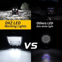 Nueva Luz de Trabajo DXZ de 4 Pulgadas y 34 LED con Certificación CE ROHS de 102W 12-24V para Camiones, Autobuses, Barcos y Automóviles, para Reequipamiento/Actualización con 1 Año de Garantía