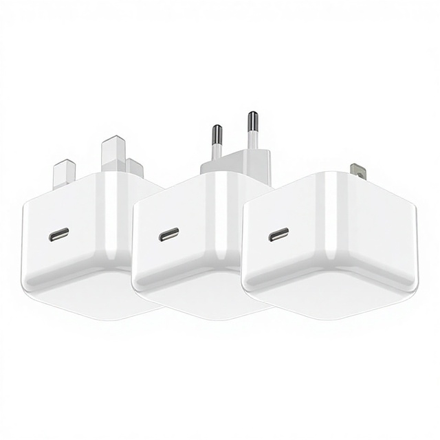 PD Fast Charging USB-C Charger with 40W/60W AVS Technology for Multi-Standard (British/Australian/American/European)