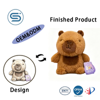 Peluche Capybara Personnalisée en Gros, Jouet Doux en Coton PP pour Cadeau Scolaire, Promotion et Utilisation Éducative en Classe