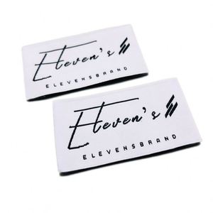 Heat Cut Woven Sewing <b>Name</b> Tags for Clothing - Product Image 1