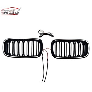 Grille LED 2 Lignes de Haute Qualité pour <span class=keywords><strong>BMW</strong></span> <span class=keywords><strong>F15</strong></span> <span class=keywords><strong>X5</strong></span> F16 2014-2018 - Product Image 1