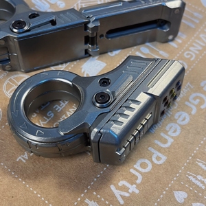 HALOOPLAYER Venta al por mayor AZ Ratchet Edc Metal Magnetic Fidget Slider Push Guns Alivio del estrés para adultos Spinners Anillos antiestrés - Product Image 2