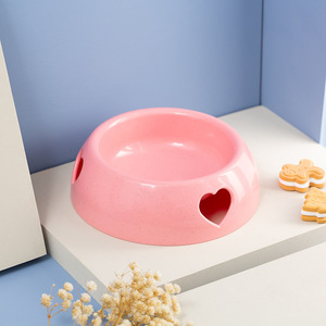 Customizável Portátil Tigela Do Cão De Plástico Personalizado Viagem Comida Água Alimentação Grande Médio Arredondado Caixa Em Forma para <span class=keywords><strong>Pet</strong></span> Owners - Product Image 1