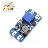 MT3608 2A Boost Board DC-DC Modul Daya yang Dapat Disesuaikan Input Tegangan Lebar 2/24V Meningkatkan hingga 5/9/12/28V