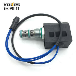 斗山大宇DH215-7先导安全锁电磁阀24v DH225-7 DH220-5挖掘机零件 - Product Image 5