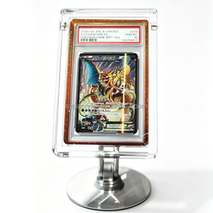 กล่องอะคริลิคคุณภาพสูง SYP สำหรับ <span class=keywords><strong>Michael</strong></span> <span class=keywords><strong>Jordan</strong></span> 1992 Upper Deck McDonald's PSA Mint 9 พร้อมวงแหวนแม่เหล็ก - Product Image 4