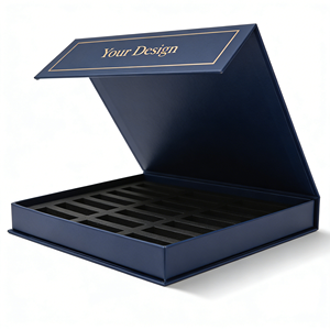 Caja de Presentación de Cosméticos de Lujo, Plegable, Magnética, de Papel Rígido, para Sets de Cuidado de la Piel - Product Image 5