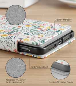 Funda Magnética de Cuero PU para Kindle 7/6.8 Pulgadas, Modelo 12.ª/11.ª 2024, Función Auto-Wake, Soporte y Correa para la Muñeca, Resistente a Arañazos, Laudtec - Product Image 3