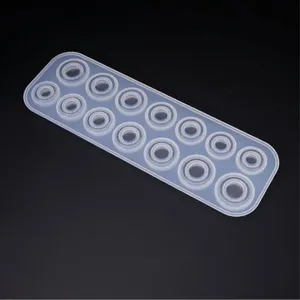 DIY Ring Silicone Mold Jewelry Pendant Necklace Rings Resin Casting Circle Casting Mould for DIY Craft Making