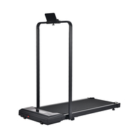 Caminadora Eléctrica Plegable Portátil y Silenciosa con Cinta de Correr Ancha, Mini Caminadora de Escritorio con Pantalla LCD, Motor de 0.75HP, 3 Niveles de Inclinación, 120 kg